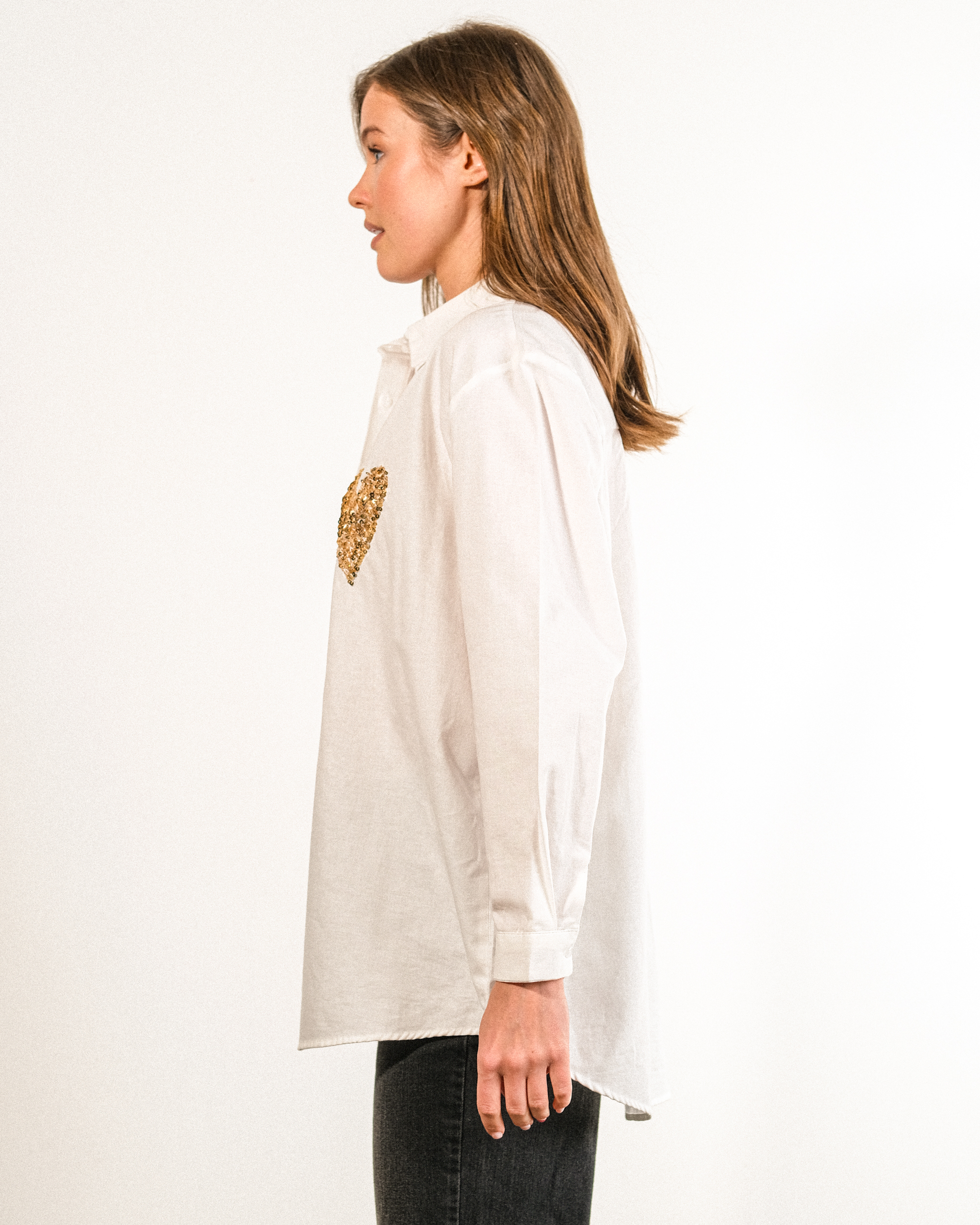Nakışlı%20Pamuk%20Kumaş%20Oversize%20Kadın%20Gömlek
