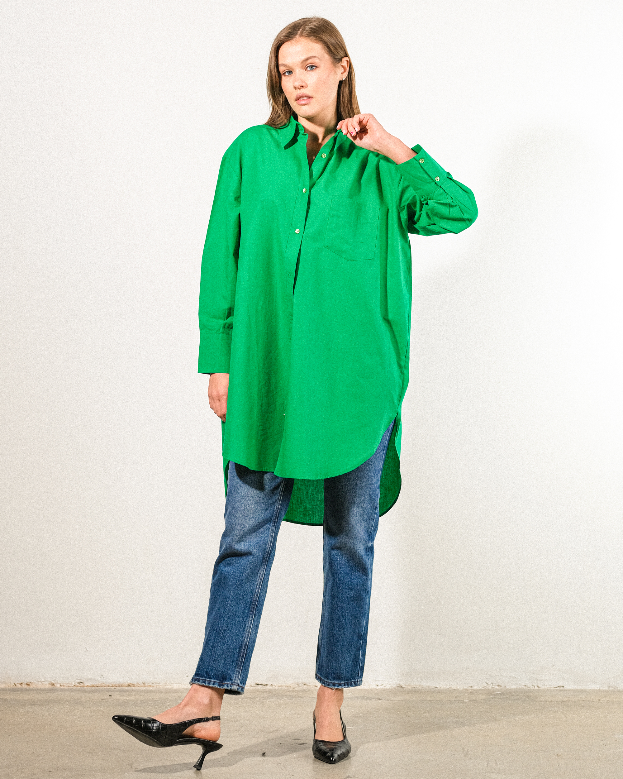 Oversize%20Uzun%20Boy%20Pamuklu%20Tunik%20Gömlek