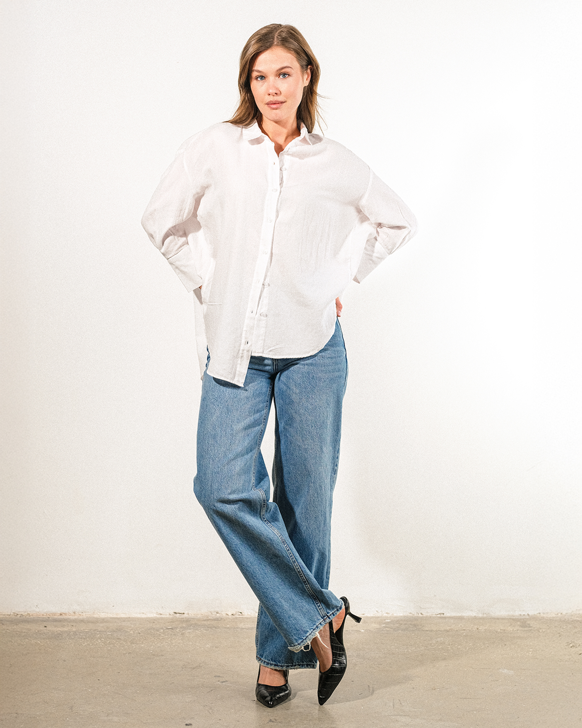 Oversize%20Kalıp%20Keten%20Kumaş%20Kadın%20Gömlek
