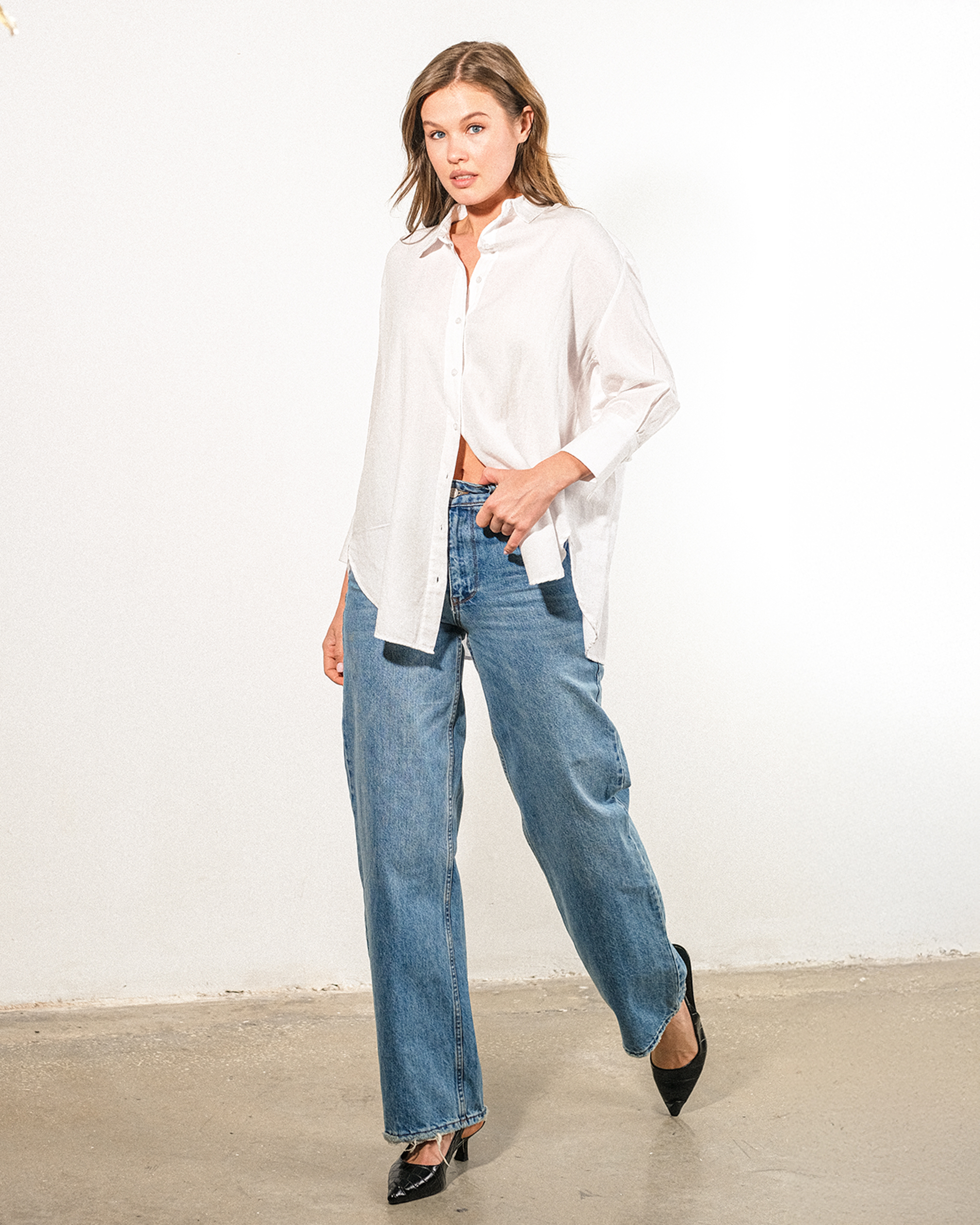 Oversize%20Kalıp%20Keten%20Kumaş%20Kadın%20Gömlek