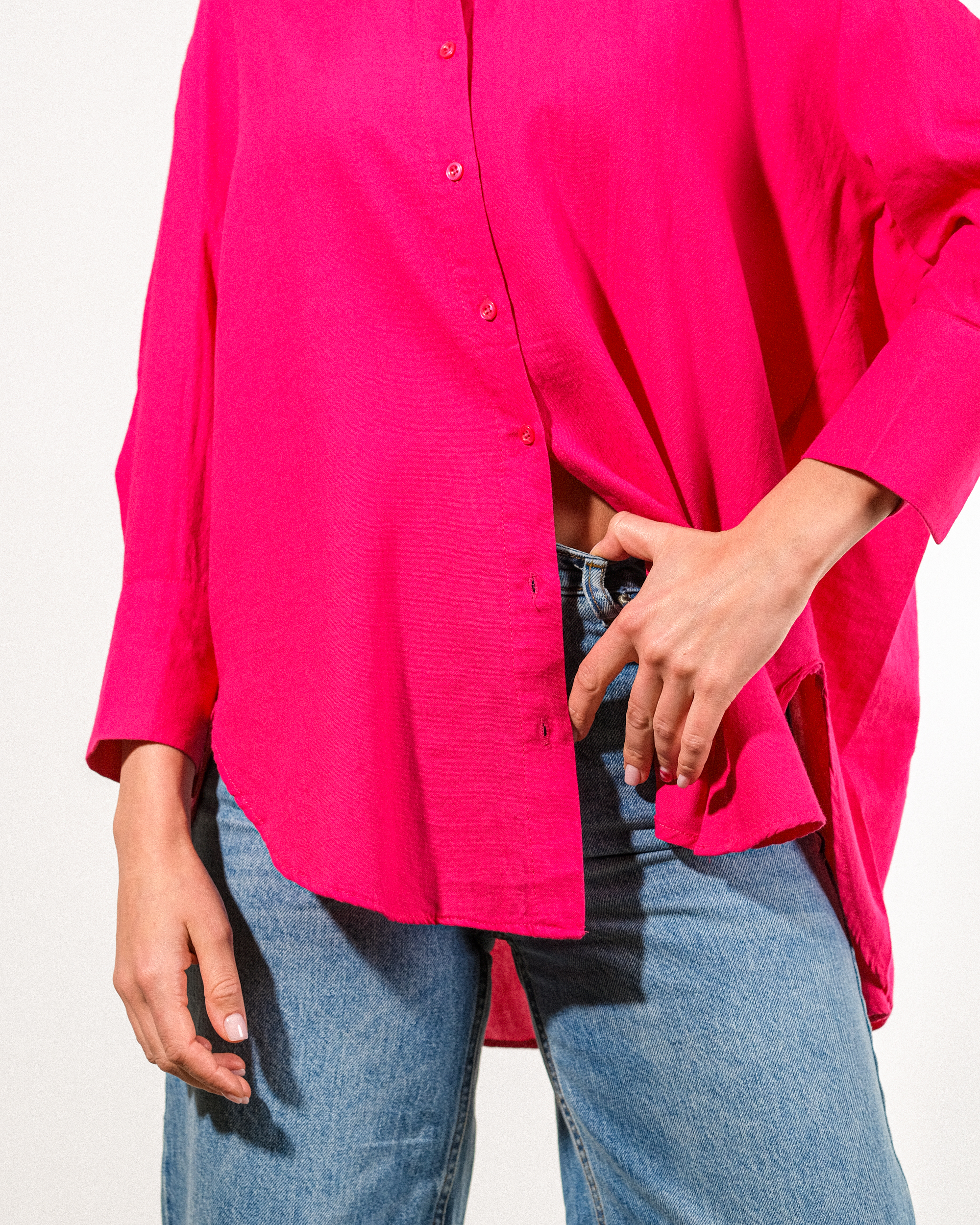 Oversize%20Kalıp%20Keten%20Kumaş%20Kadın%20Gömlek