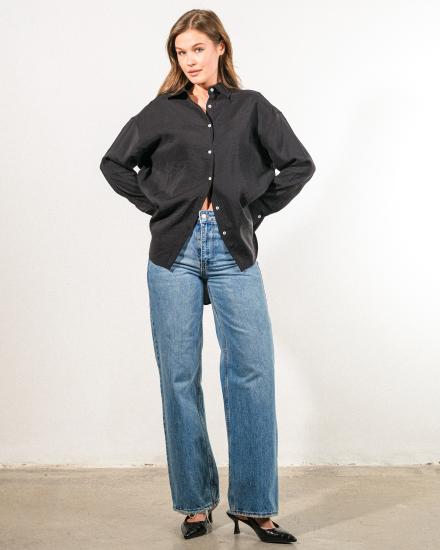 Modal Kumaş Oversize Kalıp Kadın Gömlek